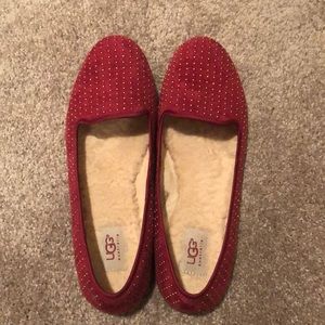 UGG W Alloway Studded Loafer - Red